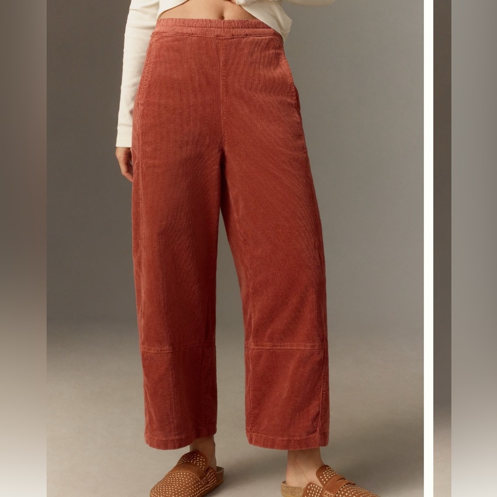 Anthropologie Izzie Barrel pull on pants size Large NWT